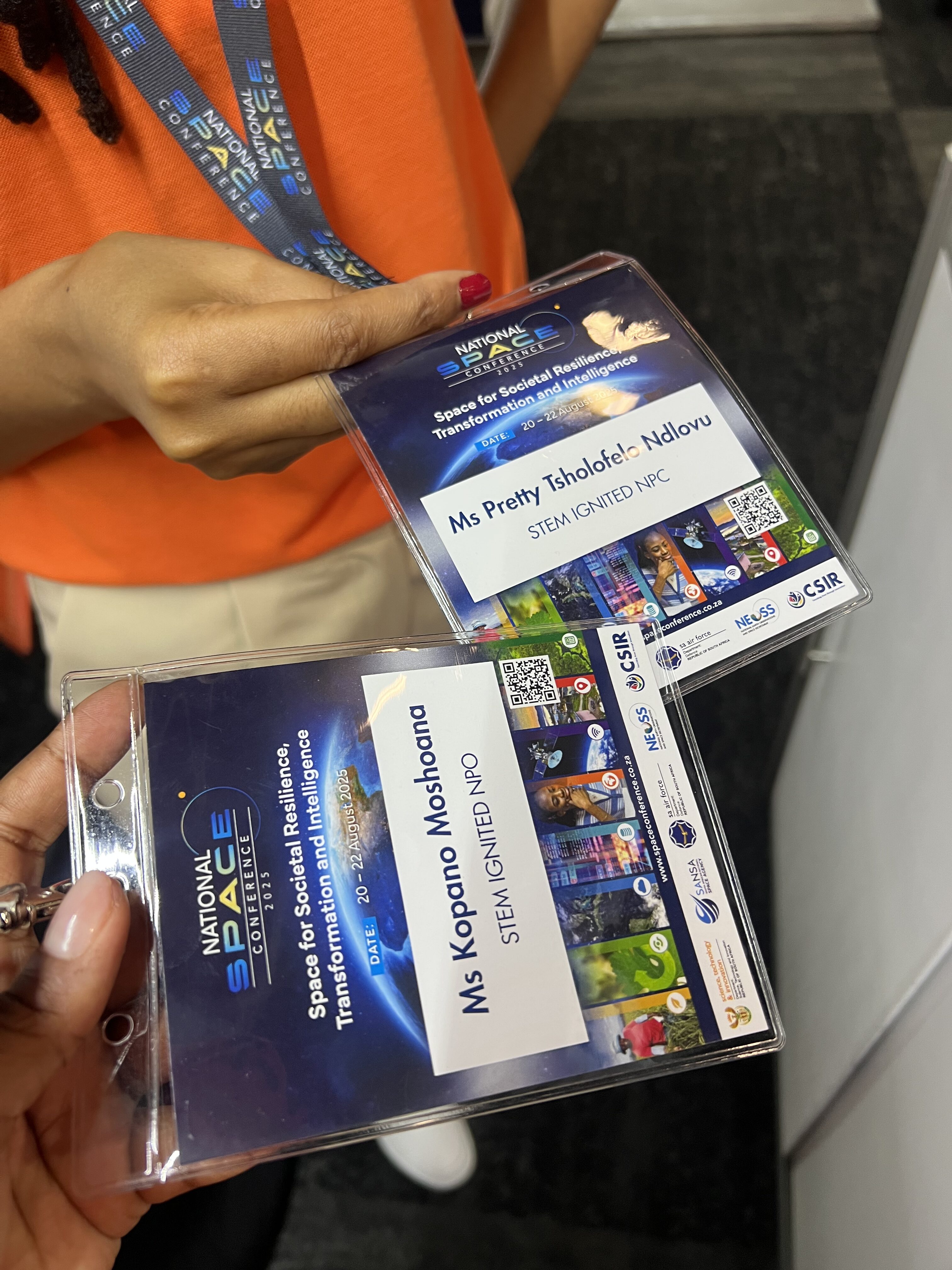 Founders of STEM Ignited at National Space Conference