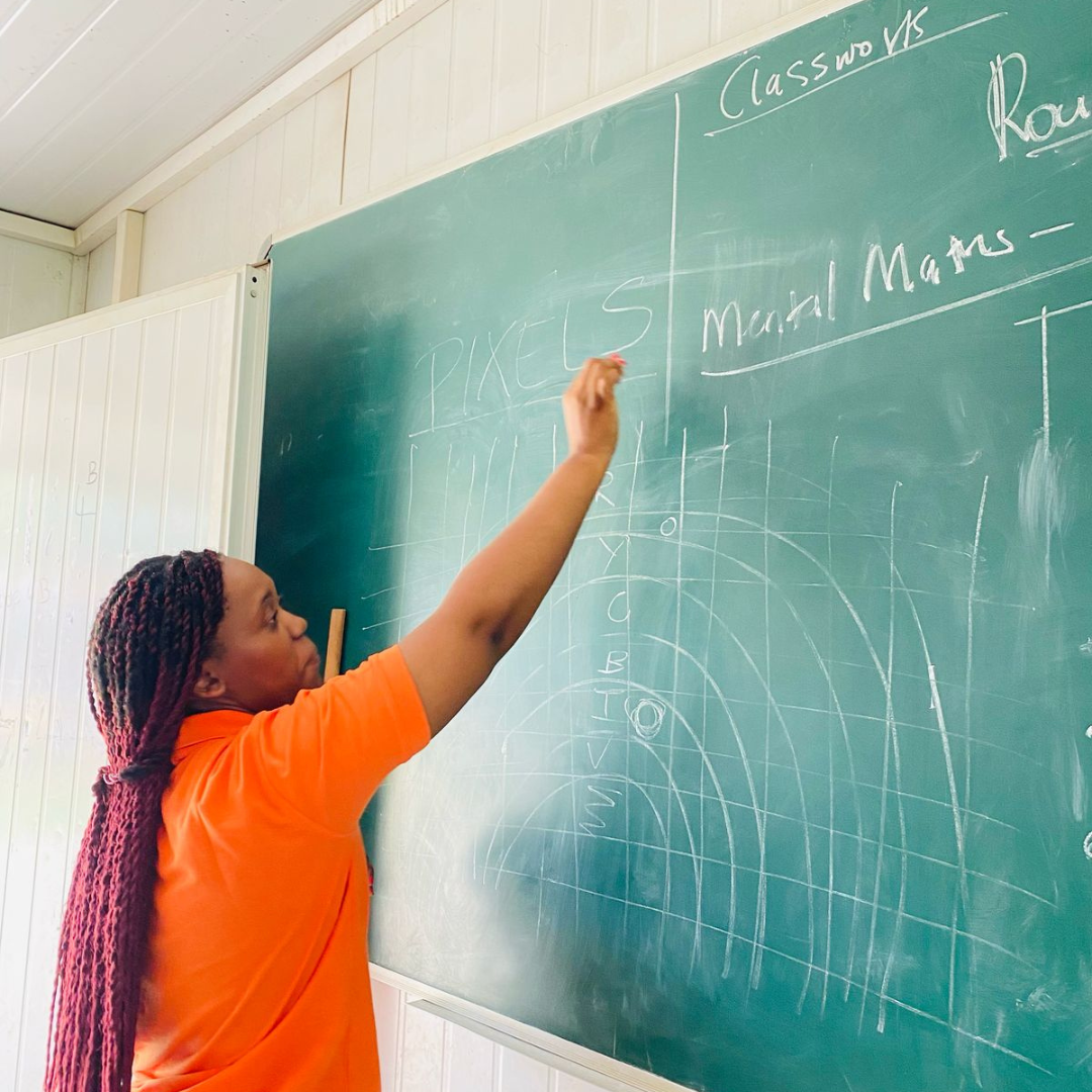 Interactive Workshop on Pixels at Zakhele Primary School